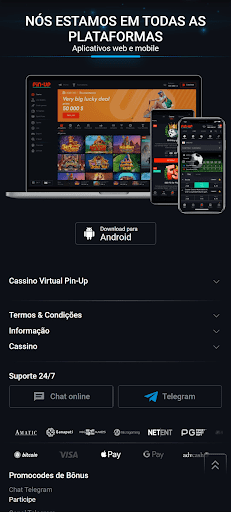 Botão de download do app