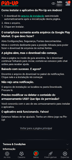 Instruções oficiais