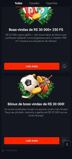 Ofertas no app